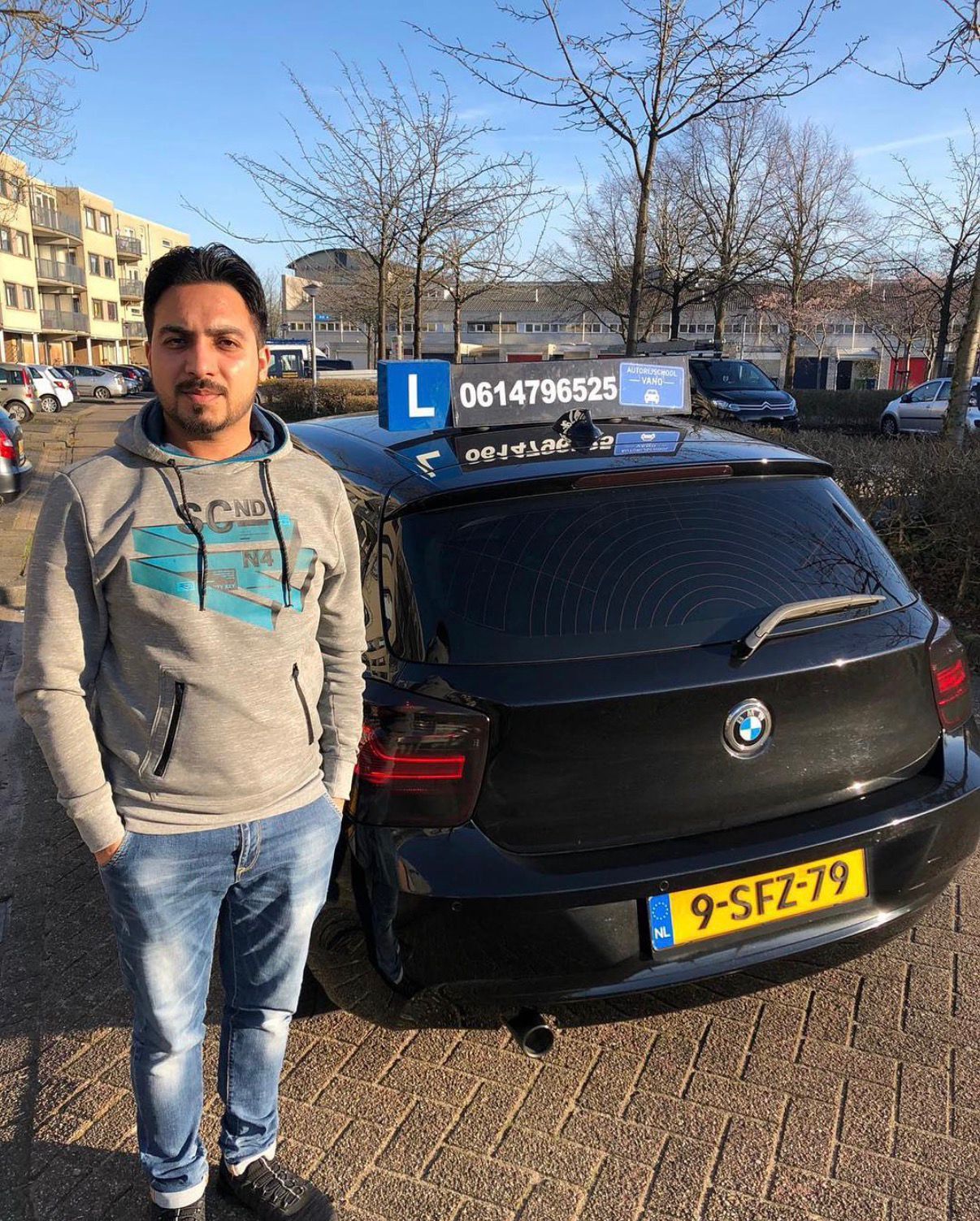 Geslaagde leerling Rijschool Vano