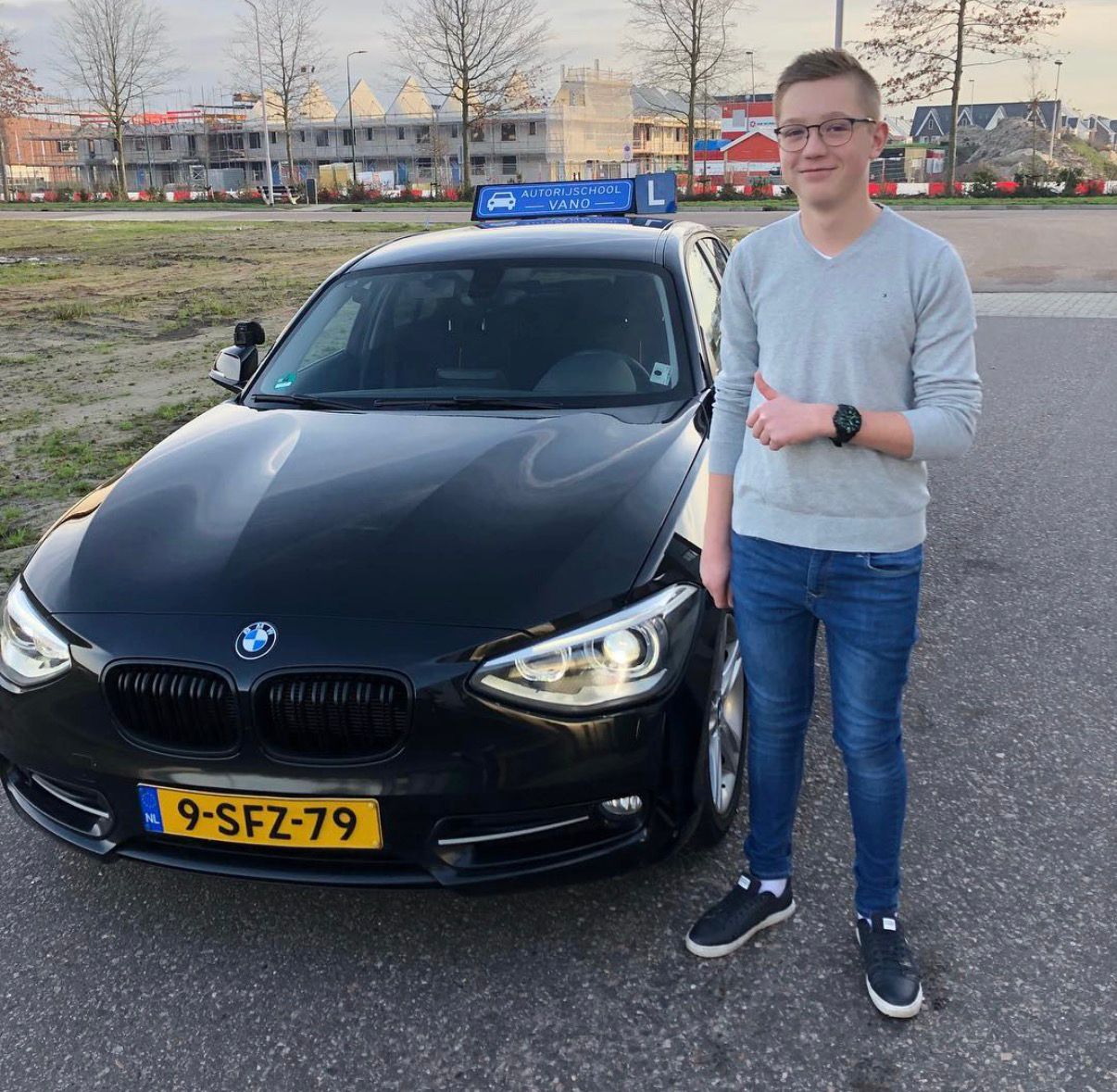 Geslaagde leerling Rijschool Vano