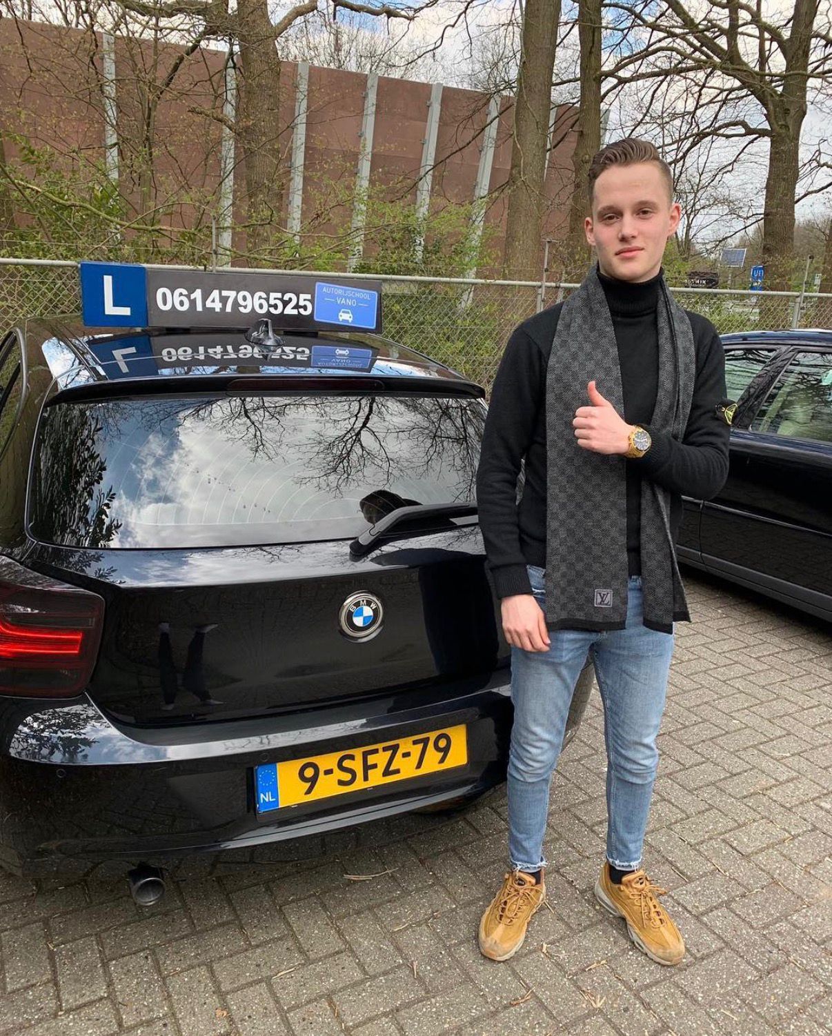 Geslaagde leerling Rijschool Vano