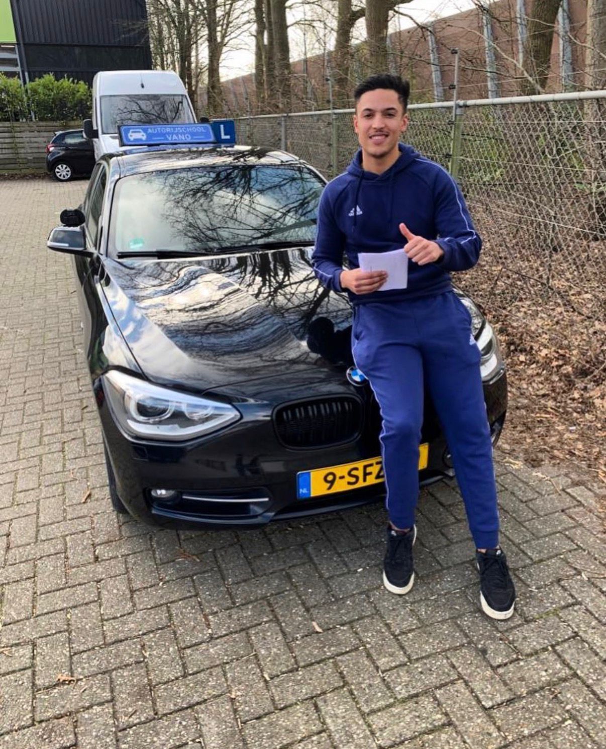 Geslaagde leerling Rijschool Vano
