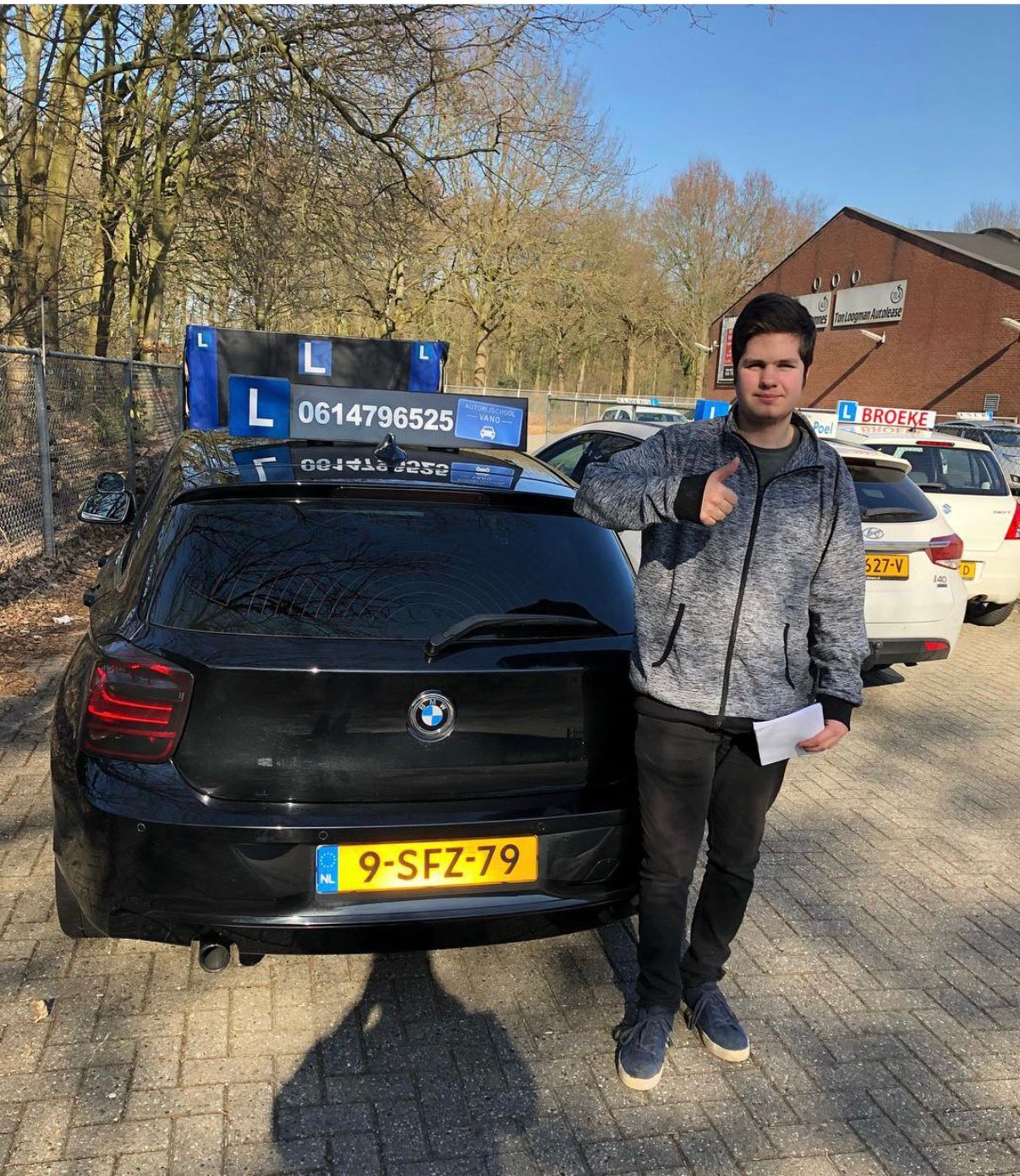 Geslaagde leerling Rijschool Vano
